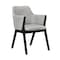 Armen Living Westmont and Renzo Gray and Black 5 Piece Dining Set SETWEDI5REBLGR - alternate 8